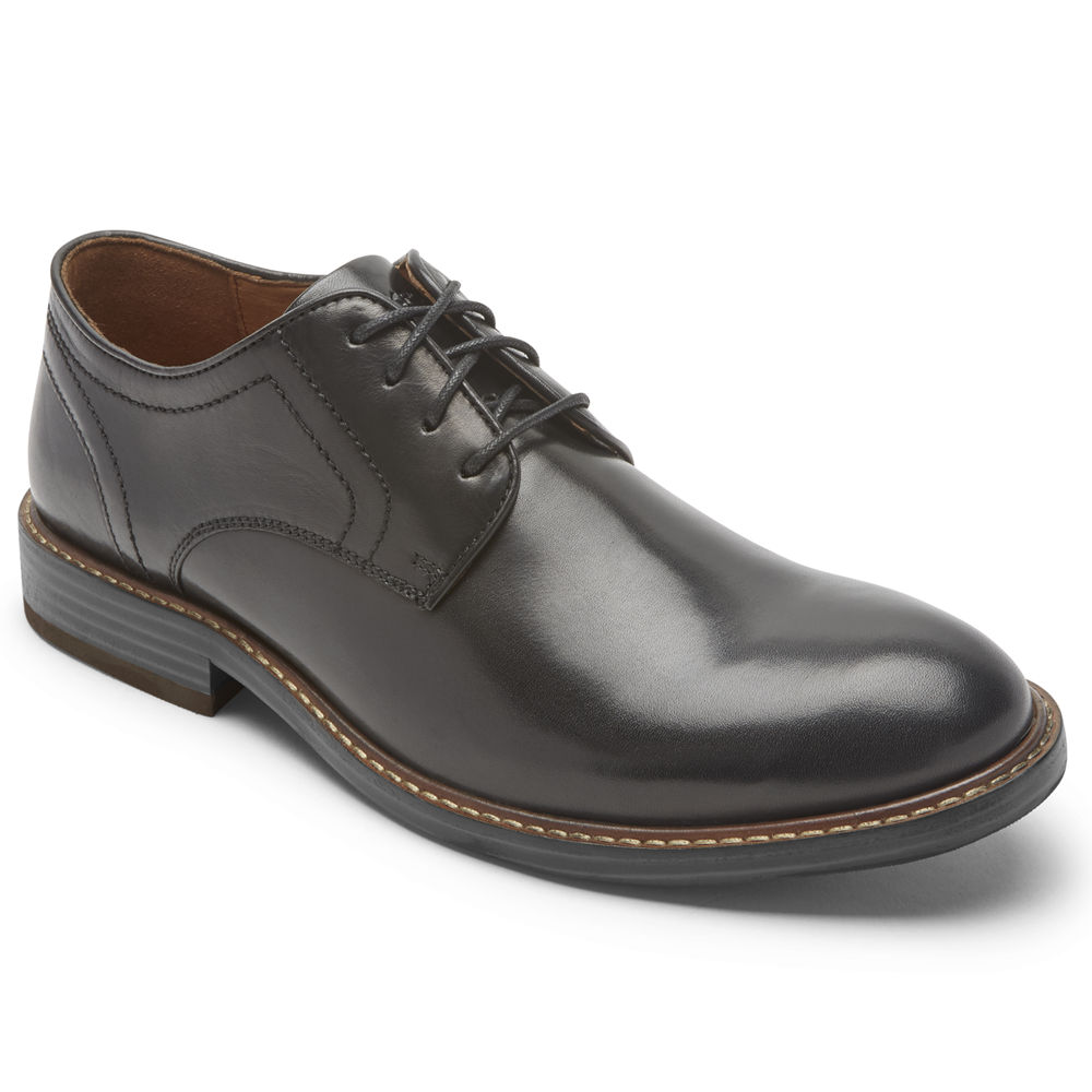 Rockport Oxfords For Mens Black - Kenton Plain Toe - CT4183695